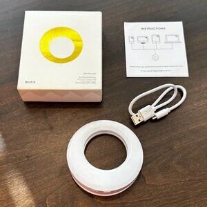 Rechargeable Selfie LED Circle Light Ring - Phone, Laptop, Camera